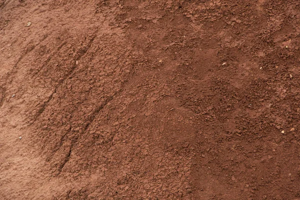 Red Mountainside Hot Day Texture Wall Sandy Canyon Lack Water — Stock Photo, Image