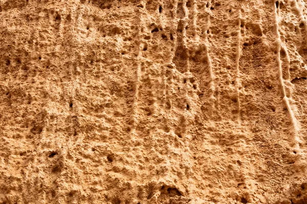 Vörös Hegyoldal Forró Napon Textúra Homokos Kanyon Falán Vízhiány Éghajlatváltozás — Stock Fotó