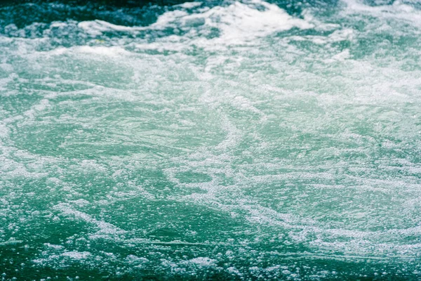 Wateroppervlak Van Oceaan Zeestroming Snelle Stroming Van Rivier — Stockfoto