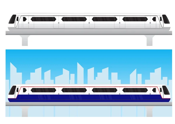 Bangkok skytrain pictogram vectorillustratie — Stockvector