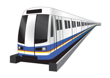 Bangkok subwaytrain simge vektör çizim