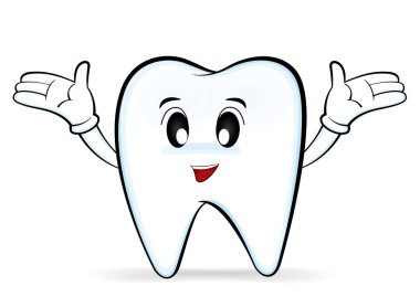 Çizgi film karakterleri diş, 10 vektör