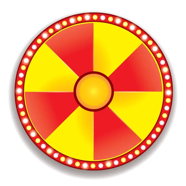 Red and Yellow Color wheel of fortune