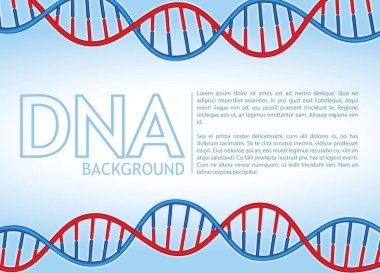 DNA arka plan, illüstrasyon vektör eps10