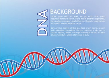 DNA arka plan, illüstrasyon vektör eps10