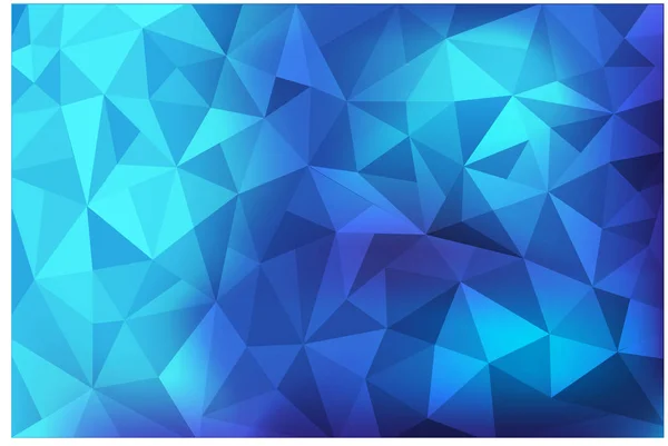 Синий Градиент Цвет фона полигона — стоковый вектор