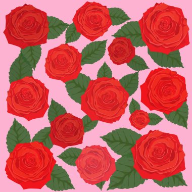 Rose Background, Sevgililer kartları tasarımı