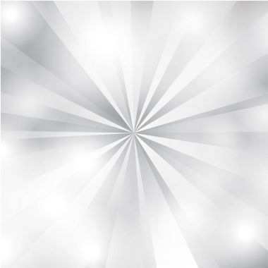 Beyaz ve gri Sunburst arka plan, arka plan vektör