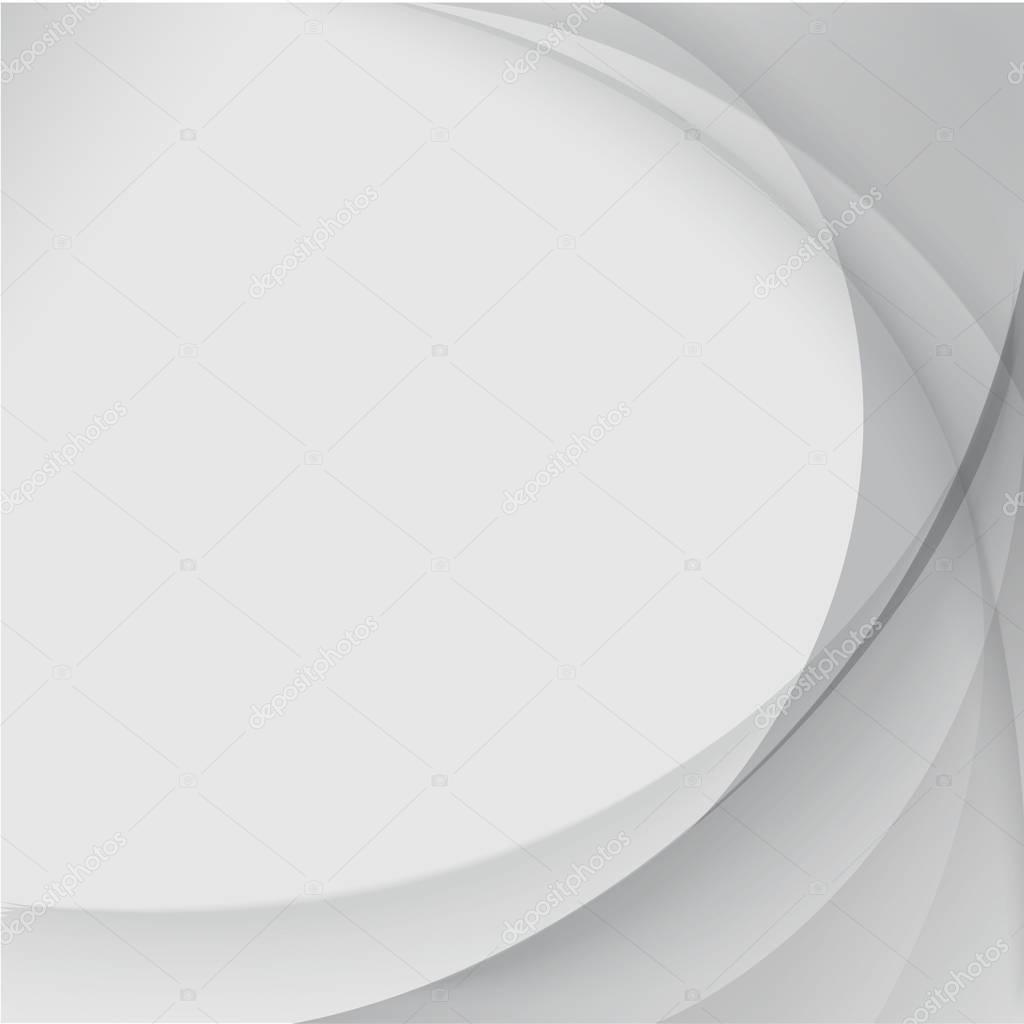 Black and White curve abstract background vector