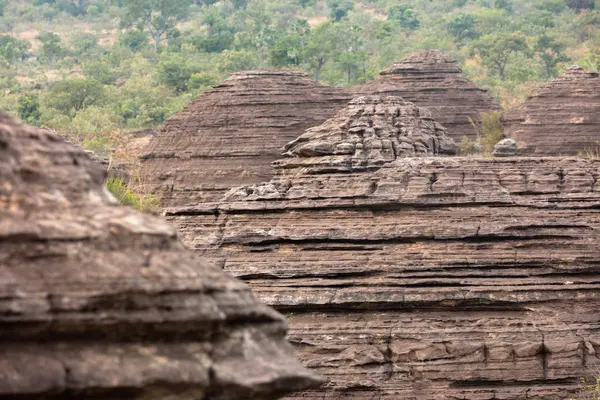 Panqueques rocas, Burkina Faso — Foto de Stock