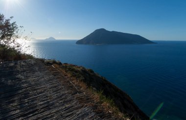 Lipari Aeolian Adaları.
