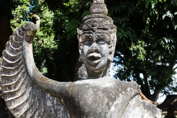 Parque Buda Wat Xieng Khuan. Vientiane, Lao. — Fotografia de Stock