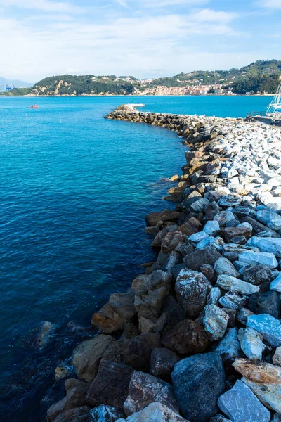 Lerici, Italien utsikt över port — Stockfoto