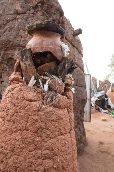 Altaret animister, Burkina Faso — Stockfoto