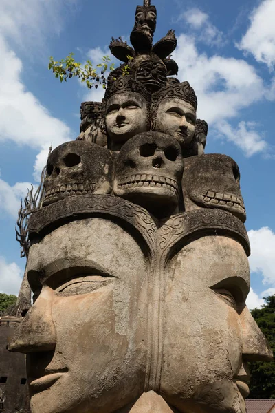 Wat Xieng Khuan Buddha Park. Vientiane, Lao — Foto de Stock