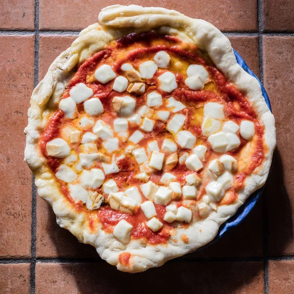 Pizza Margherita em Napoli — Fotografia de Stock