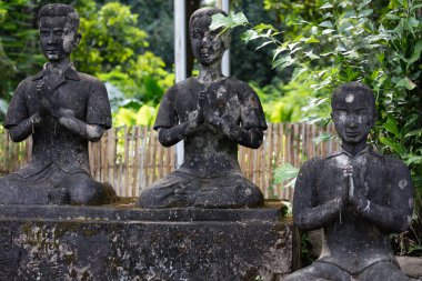 WAT Xieng Khuan Buda'nın park. Vientiane, Lao