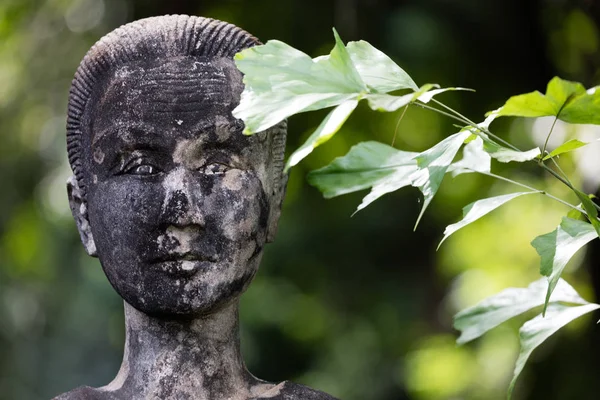 Wat Xieng Khuan Buddha park. Vientiane, Lao — Stock fotografie