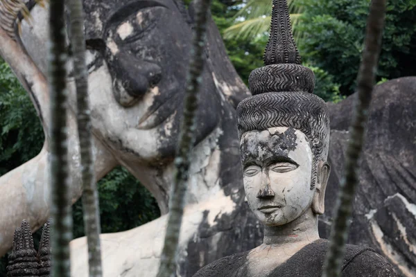 Wat Xieng Khuan Buddha Park. Vientiane, Lao — Foto de Stock