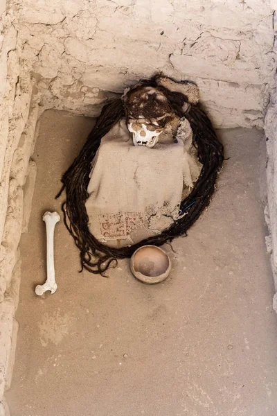 Chauchilla necropolis, peru — Stockfoto