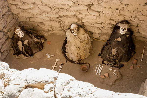 Chauchilla necropolis, Peru — Stock Photo, Image