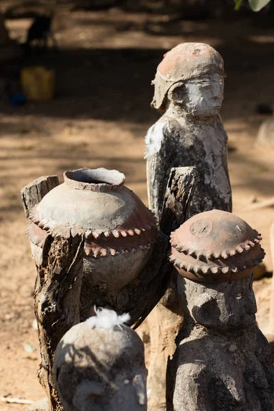 Фетиш в деревне Лоби, Буркина-фасо — стоковое фото