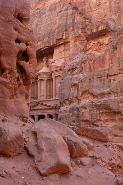 Entrada de Cidade de Petra — Fotografia de Stock