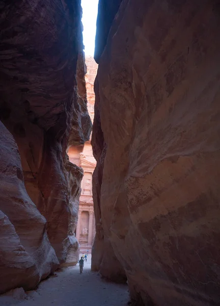 Entrada de Cidade de Petra — Fotografia de Stock
