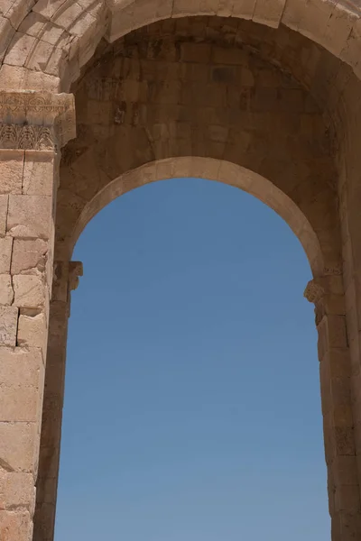 Jerash, zabytkowe miasto w pobliżu Amman — Zdjęcie stockowe