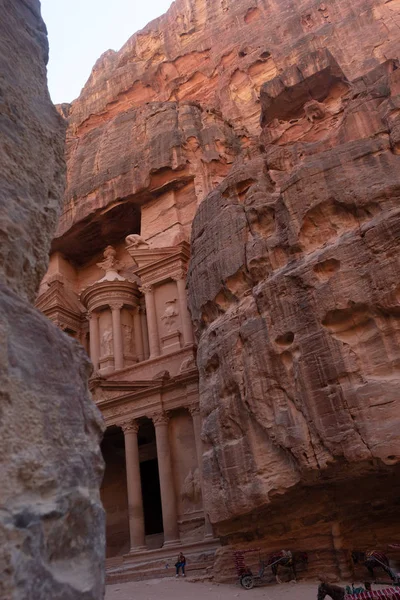 Entrada de la ciudad de Petra — Foto de Stock