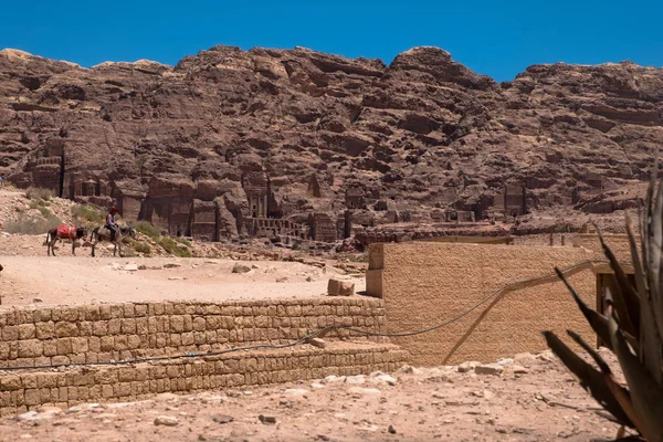 Petra, forntida stad i Jordanien — Stockfoto