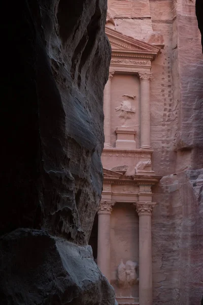 Entrada de Cidade de Petra — Fotografia de Stock