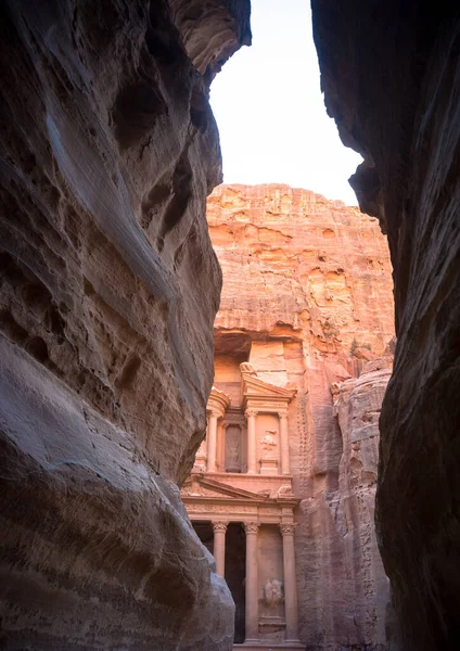 Wejście do miasta Petra — Zdjęcie stockowe