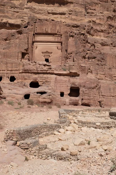 Petra遗址 世界教科文组织遗产 — 图库照片