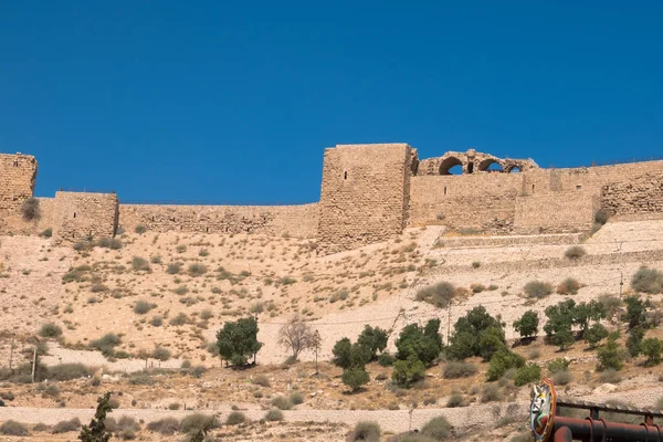 Medieval Crusaders Castle Karak Jordan Middle East — Stock Photo, Image