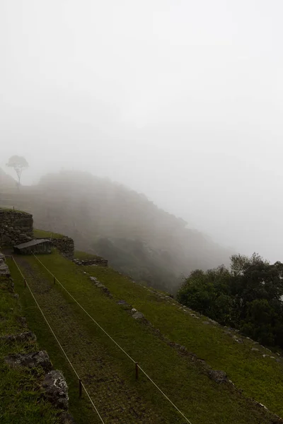 Machu Picchu Peru Een Unesco Werelderfgoed — Stockfoto