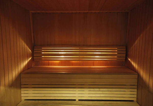Wooden Sauna room — Stock Photo, Image