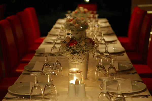 Table setting for occasions — Stock Photo, Image