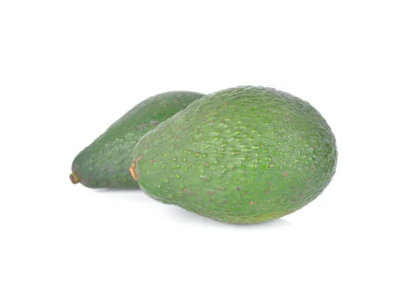 Aguacate Pinkerton entero sobre fondo blanco — Foto de Stock