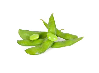 Haşlanmış Japon yeşil soya fasulyesi ya da Japon kajanusu.