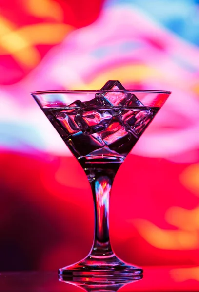 Ghiaccio in vetro coctail . — Foto Stock