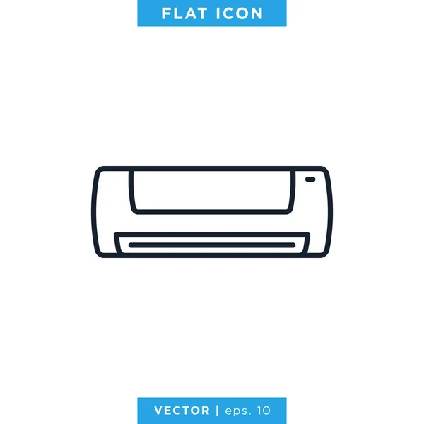 Klimaanlage Icon Vector Design Template Editierbarer Vektor Folge — Stockvektor