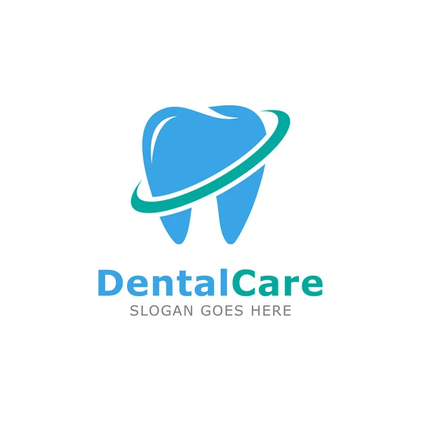 Diş logosu vektör tasarım şablonu. 