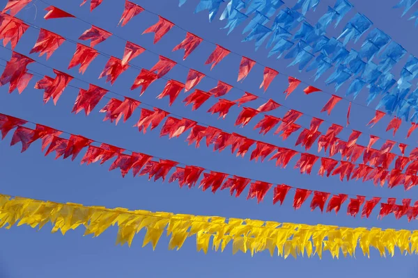 Junina-Parteifahnen — Stockfoto