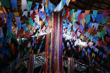 Bayraklar ve parti dekorasyon junina