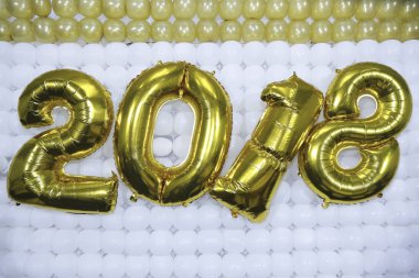 Yeni yıl arifesi partisi yeni yıl 2018 Reveilllon kutluyor