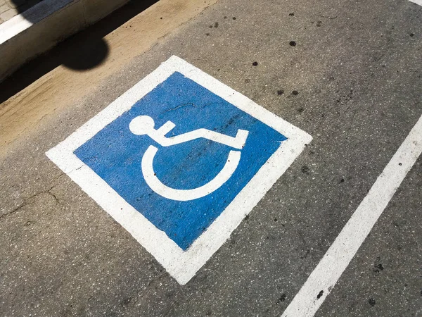 Tillgänglighet symbol för rullstolsanvändare — Stockfoto