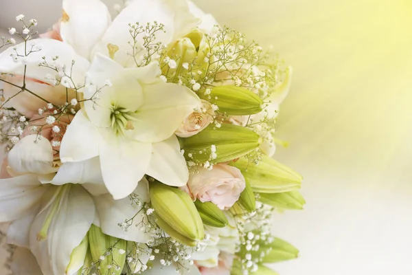 Noivas casamento Flores Buquê — Fotografia de Stock