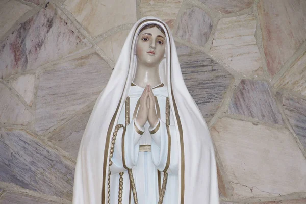 Socha obrazu Panny Marie Fatima — Stock fotografie