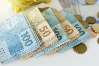 Eller Brezilya reel notlar tutarak - Brezilya Para - Notlar o